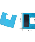 Magnetic Door Hinge Jig For Quick Drill Free Installation And Precise Hinge Alignment, blue 66mm x 56mm DIY carpentry tool