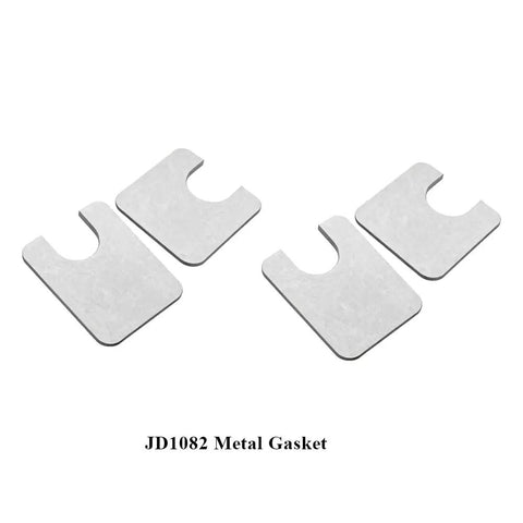 Replacement Parts Kit For BSC13-16 Electric Strapping Machine Includes JD1024 Welding Tooth Plate, JD1013 Tension Wheel, JD1014 Tension Tooth Plate, JD1029 Cutter, JD1030 Cutter Pressure Spring, And 4 JD1082 Metal Gaskets, four metal gaskets