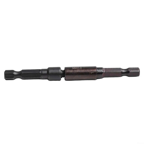 Hanger Bolt And Threaded Insert Driver Kit With Self Tapping Socket Adapters One Quarter Inch Hex Shank Chromium Vanadium Steel Drill Attachments For M6 M8 M10 Quick Install Durable Pro Grade DIY Tool Set, M6x1.0 driver
