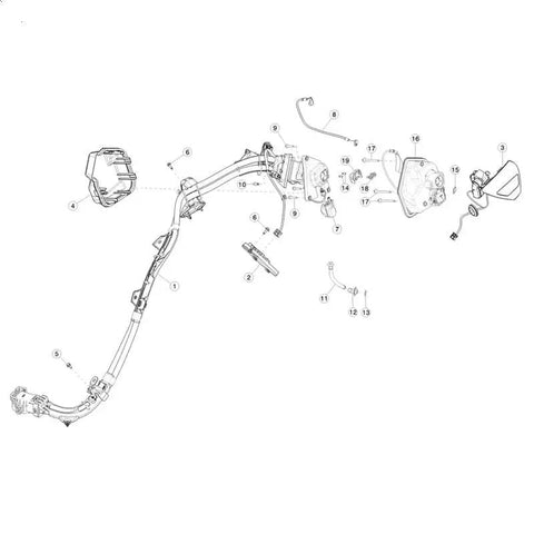 Direct Fit Car Charging Port Module Wiring Harness Plug And Play Tesla Model 3 Model Y detailed assembly diagram