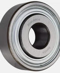 Built Tough Agricultural Wheel Bearing Quick Swap Compatible With Model 204KRR14 Featuring Point Six Three Inch Round Bore And One Point Eight Five Inch Outer Diameter For Tractor And Farm Rig Upgrades close-up view of bearing with silver and gray finish