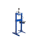 12 Ton Shop Press For Garages, DIYers, And Repair Shops With Fast Pump, 6.9 Inch Stroke, Heavy Duty H Frame, Multi Position Bed, 2400 Lb Capacity, Oil And Dirt Resistant, Extra Long Handle