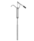 Heavy Duty Manual Oil Drum Pump With Ergonomic Handle For High Pressure Transfer And Effortless Sump Cleaning, made of durable stainless steel.