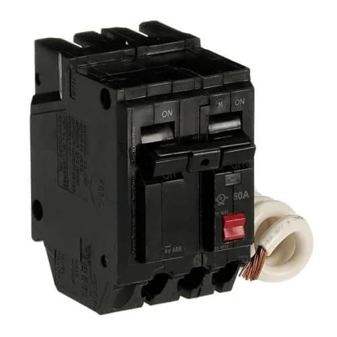 60 Amp Double-Pole Ground Fault Circuit Breaker with Self-Test, GFCI Safety Unit for Residential, Commercial & Industrial Panel Use, Model THQL2160GFT2P