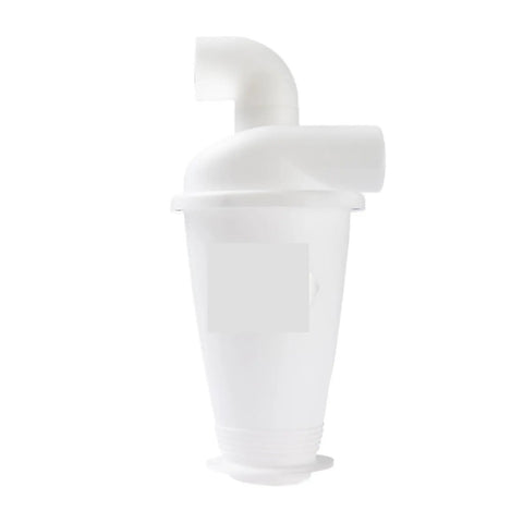 Turbocharged Vacuum Dust Collector Cyclone Separator For DIY Woodworking And Industrial Use Dual Filter System Shop Grade White
