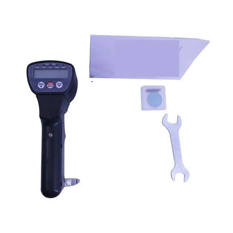 Digital Metal Hardness Meter And Stud Finder Wall Scanner Hella Accurate Aluminum Testing Gauge With Crisp LCD Screen Plus Fly Lightweight Frame, includes tools.