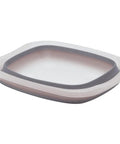 Collapsible Tub For Washing And Soaking, A Space Saving Foldable Utility Basin With Raised Feet For Quick Draining, Easy To Store In Kitchen Or Garage, Perfect For Outdoor Fun Like Camping Or Road Trips, Durable, Lightweight And Everyday Ready viewed from above