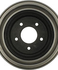 Front view of a Centric C-Tek rear brake drum with five lug holes and central bore.