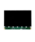 Top Shelf 15 Inch 8K Mono LCD Replacement Panel For Resin 3D Printers viewed from the front with a black screen and green circuit board.