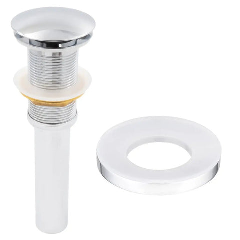 Squared Single Lever Waterfall Vessel Faucet With Pop Up Drain In Chrome Clear Glass Finish, chrome drain parts.