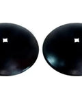 Two Pack 16 Inch Smooth Disc Harrow Blades With 1-1/8 Inch Square Shank, 7 Gauge, 4.5 mm Thick, Rugged Tough As Nails Heavy Duty