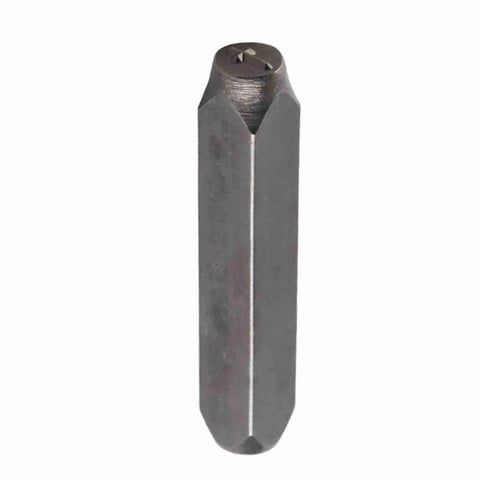 Cross Shape 0.24 Inch Steel Stamping Tool For Jewelry Craft Imprinting On Metal Plastic Wood Leather Chrome Vanadium
