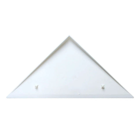 4 Pack Foosball Table Corner Protectors, sturdy white triangle edge guards, universal fit for most foosball tables, easy install