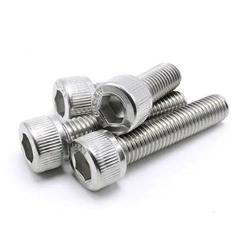 Badass M2.5 Hex Socket Head Cap Screws 30mm Stainless Steel Full Thread Metric Pack 50 Count Knurled Head Allen Key Drive