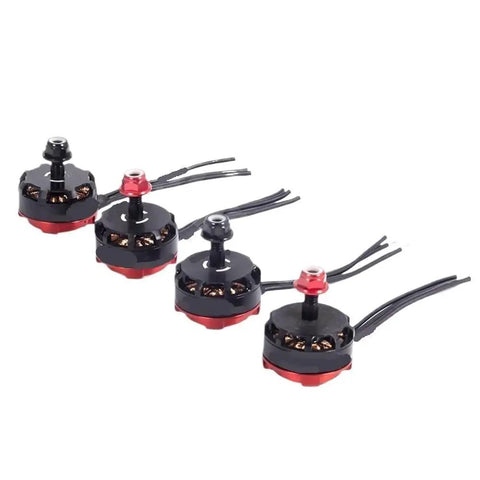2205 2300KV Brushless Motor For FPV Drones CW CCW, array of four motors for QAV250 X210 racing drones, smooth flight design