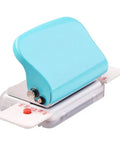 6 Hole Punch Handheld Metal Craft Tool For Binding Notebooks And Scrapbooks, 5 Sheet Capacity, 6mm Holes, side view