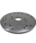 Rock Solid Universal Router Base Plate With Mounting Screws And Alignment Pin features 6-1/2 inch black acrylic design for precision routing.