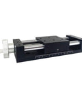 Manual Linear Stage With 150mm Travel And 80x80mm Table, Slick Optical Sliding Translation Stage For Precision Alignment, side view