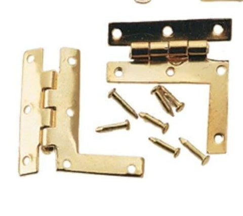 Gold Plated Brass HL Dollhouse Hinges Set Of 4 With 28 Nails For 1 To 12 Scale Mini Builds Working Tiny Door Hinges For Dollhouses