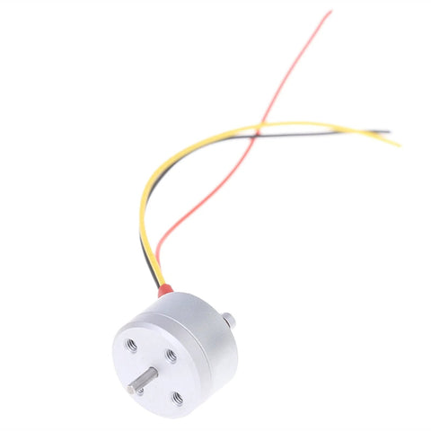 Kickass Mini RC Quadcopter Motor For DIY FPV Drones 1104 Brushless Micro Motor with wires and shaft, side view