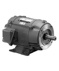 Heavy Duty Three Phase General Purpose Motor 1.5 Hp With 56Hc Frame And Dual 208 230 460 Volt Ac Voltage shown from the side