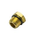 Brass M14x1.5 Male To 1/8-27 NPT Female Gauge Sensor Thread Adapter Reducer For Plug And Play Universal Install