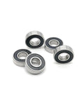 Two Pack 6200RS Deep Groove Ball Bearings With Double Rubber Seals 10x30x9mm for RC cars and motors