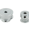 Premium Timing Pulley Kit With 20T And 36T Aluminum Synchronous Wheels 5mm Bore, Includes 200Mm Belt For Smooth 3D Printer And CNC Motion Control Setup, two aluminum pulleys