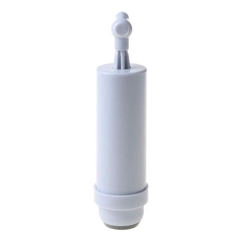 Handheld Vacuum Sealer For Food Storage Bags With T-Style Manual Pump in white, compact design for easy food sealing.