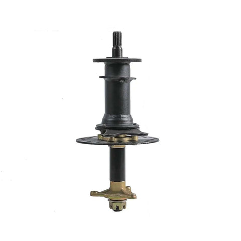 Close-up of 30 Inch Rear Axle Kit With 36V 1000W Brushless Motor And Differential Gearbox Beefed Up 3 Stud Wheel Hubs And Brake Disc.