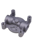 Premium 204163S Engine Remote Mount Coolant Filter Head for Heavy Duty L8.9 G8.3 with threaded fittings and sturdy design.