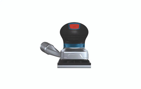 Front view of GSS18V-40N 18V Brushless Sheet Orbital Finishing Sander Bare Tool with Cordless Power and ergonomic grip