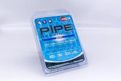 RectorSeal quick pipe repair kit for fast and strong leak sealing on 1-inch pipes using fiberglass cloth and resin.