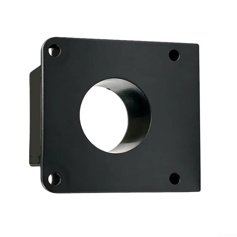Hall Effect Current Sensor Module 100A 300A 500A For Industrial Power Systems With Low Heat, Anti Interference Design, Compact Metal Housing, Heavy Duty, High Precision Current Measurement Transducer, black metal housing front view