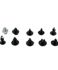 Heavy Duty Nylon Auto Fastener Clips Kit For Car Bumper Trunk Door Panel Repair, Trim Clips For Fender And Engine, Secure Quick Install, Versatile Car Fasteners For Interior And Exterior Panels, 100 black nylon clips