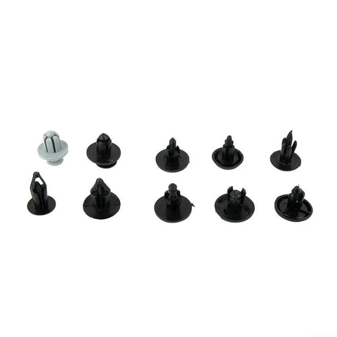 Heavy Duty Nylon Auto Fastener Clips Kit For Car Bumper Trunk Door Panel Repair, Trim Clips For Fender And Engine, Secure Quick Install, Versatile Car Fasteners For Interior And Exterior Panels, 100 black nylon clips