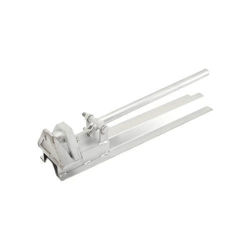 Pro Grade Manual Color Steel Tile Ridge Cover Cutter For Metal Roofs with high carbon steel blade and trapezoidal guide groove