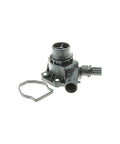 Engine Coolant Thermostat For Volvo S60 S80 V60 2011 To 2016 Direct Bolt Up Swap, black plastic with gasket for reliable cooling.