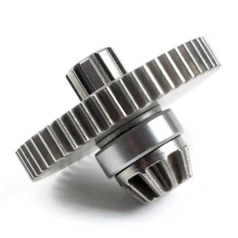Upgrade Metal Spur Gear Assembly For MJX Hyper Go RC Cars 1/14 And 1/16 16401Y close-up view