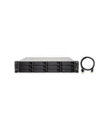 Heavy Duty Rackmount JBOD Enclosure Packing Twelve Roomy 3.5 Inch Drive Slots With Rock Solid Redundant PSU Serving Blazing Fast USB 3.2 Type C Speeds For Worry Free Storage Upgrades with 12 drive slots and USB cable.