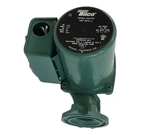 Badass Cast Iron Circulating Pump With Durable Bronze Cartridge Built To Outlast The Competition, compact design for radiant floor loops.
