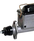 High Volume Aluminum Master Cylinder, 1 Inch Bore, Single Outlet, Bare Finish, 9.15 Inch Overall Length, 4.87 Inch Flange To End