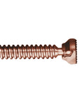 Copper-plated spindle of C Clamp Built Tough With Extra Deep Throat 12 And A Quarter Inch Opening 6 And A Quarter Inch Throat 9300 Lbs Clamping Force.