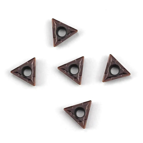 Top Shelf Solid Carbide Turning Inserts TCMT110204 Tialn Coated For Lathe Tool Holder And Boring Bar Hella Durable Steel Cutting Rock Solid Performance Pack Of Five For Quick Cleanup Jobs