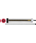 Caulking Gun Sausage Tube Conversion Kit for DCE5801 shown with two red discs, spring, and clear tube marked with percentage.