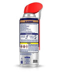 Back view of Gel Lubricant With Smart Straw Sprays Two Ways, 10 Oz, showing instructions and safety warnings.