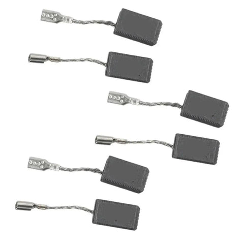 6Pc Carbon Brushes Set 6.5x8x13mm for GWS7-100, GWS7-115 E, GWS7-125, durable power tool replacement kit