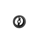 Premium Wheel Fit Simulator Tool For Five Lug Rims Check Bolt Patterns And Tire Clearance Before Dropping Cash Zero Sweat Just A Dead Straight Fit With This Tough Mockup Gauge For 14 To 20 Inch Wheels on a black tire with a five lug mockup.