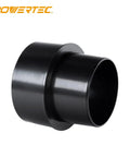 5 Inch To 4 Inch Dust Collection Reducer Fitting Black ABS Plastic Seamless Main Line To Branch Line Connection For Dust Collectors