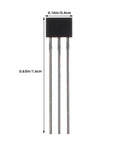 40 Pack Electric Motor Hall Sensor Kit With Hall Effect Module Replacement, Alloy Material, Quick Magnetic Detection, Easy To Use, Pro Grade For Industrial Production And Research Environments, Sleek Black Finish, 0.63in sensor